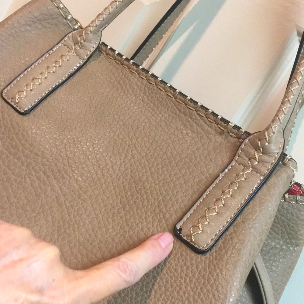 Pebbled Leather Cross-Body Bag - Picture 14 of 14